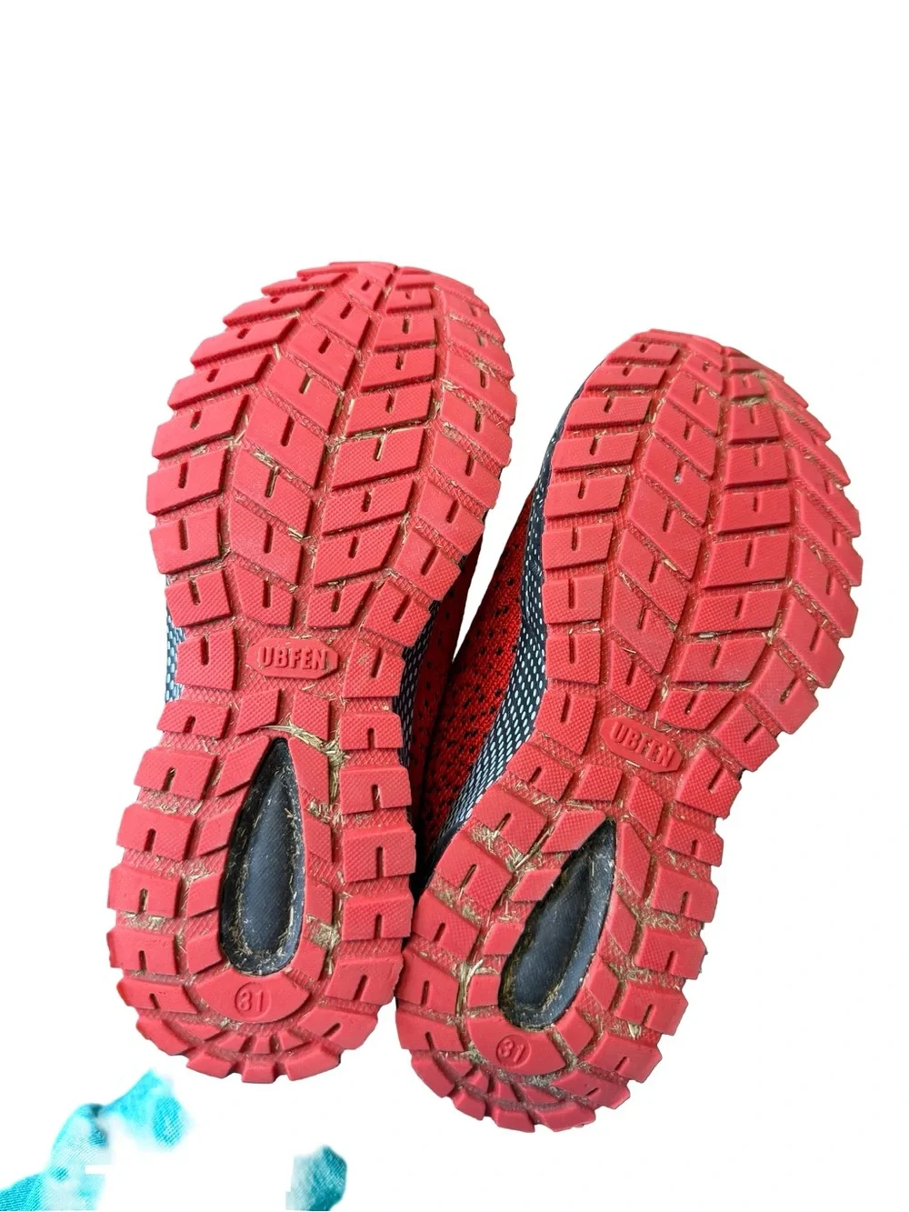 ✨❤️ UBFEN Kids Red & Black Lightweight Athletic Sneakers Size 12 ❤️✨‎